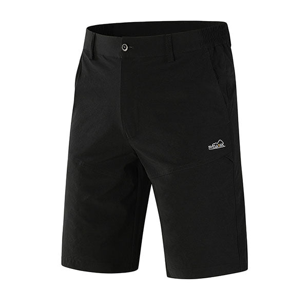 Outdoor Plus Size Solid Color Men's Shorts