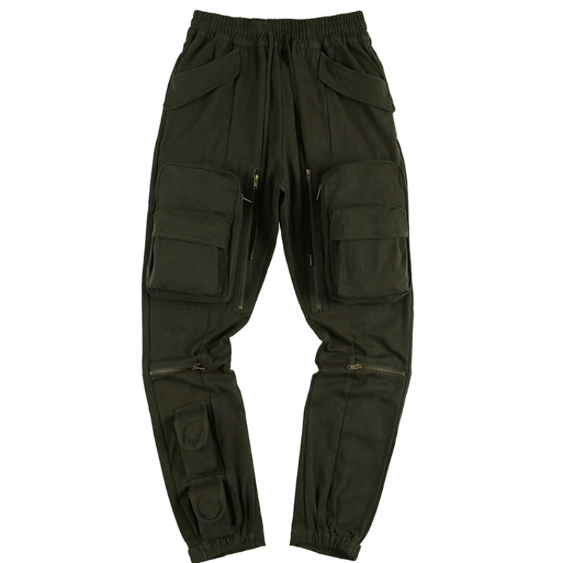 New Trendy Brand High Street Multi-pocket Functional Tooling Casual Pants