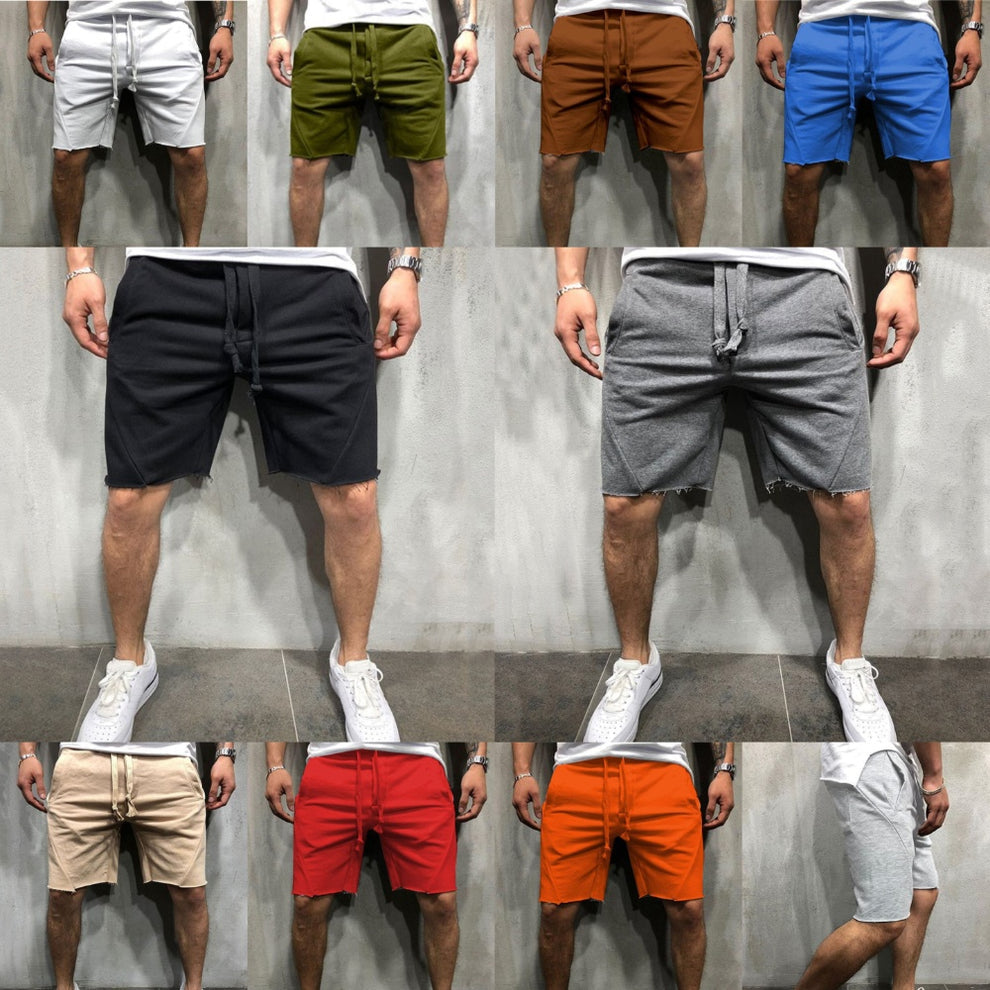 KangooSport™ Loose Plain Elastic Waist Shorts