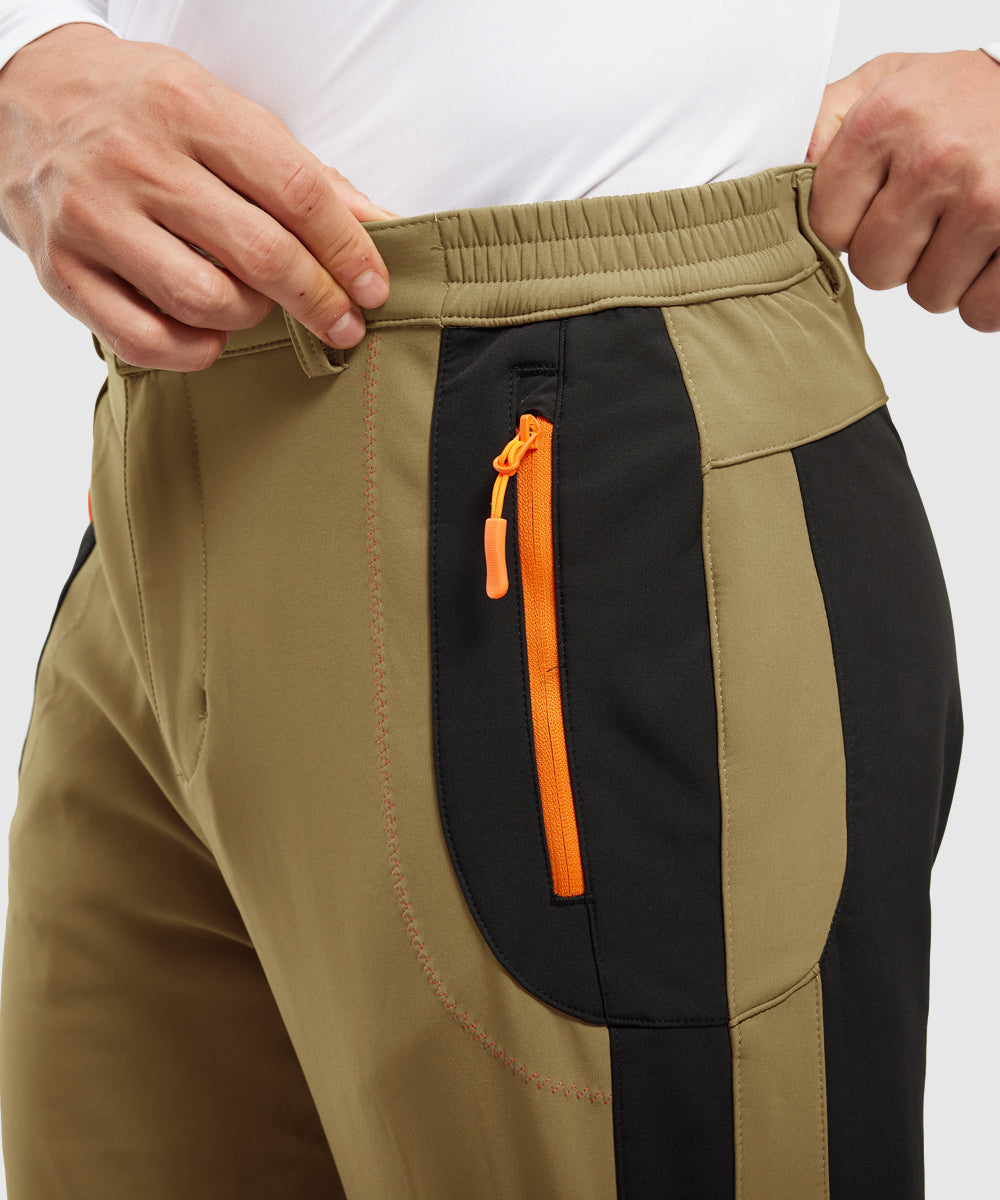 Men's Outdoor Snow Ski Water Resistant Fleece Lined Pants
