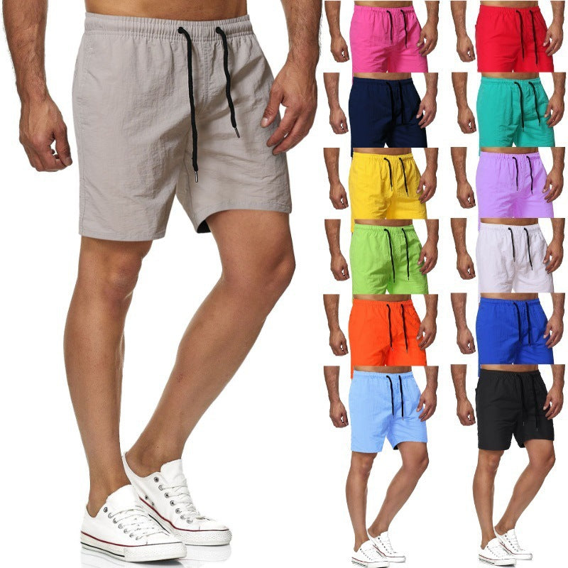 Summer Men's Casual Candy-colored Beach Shorts