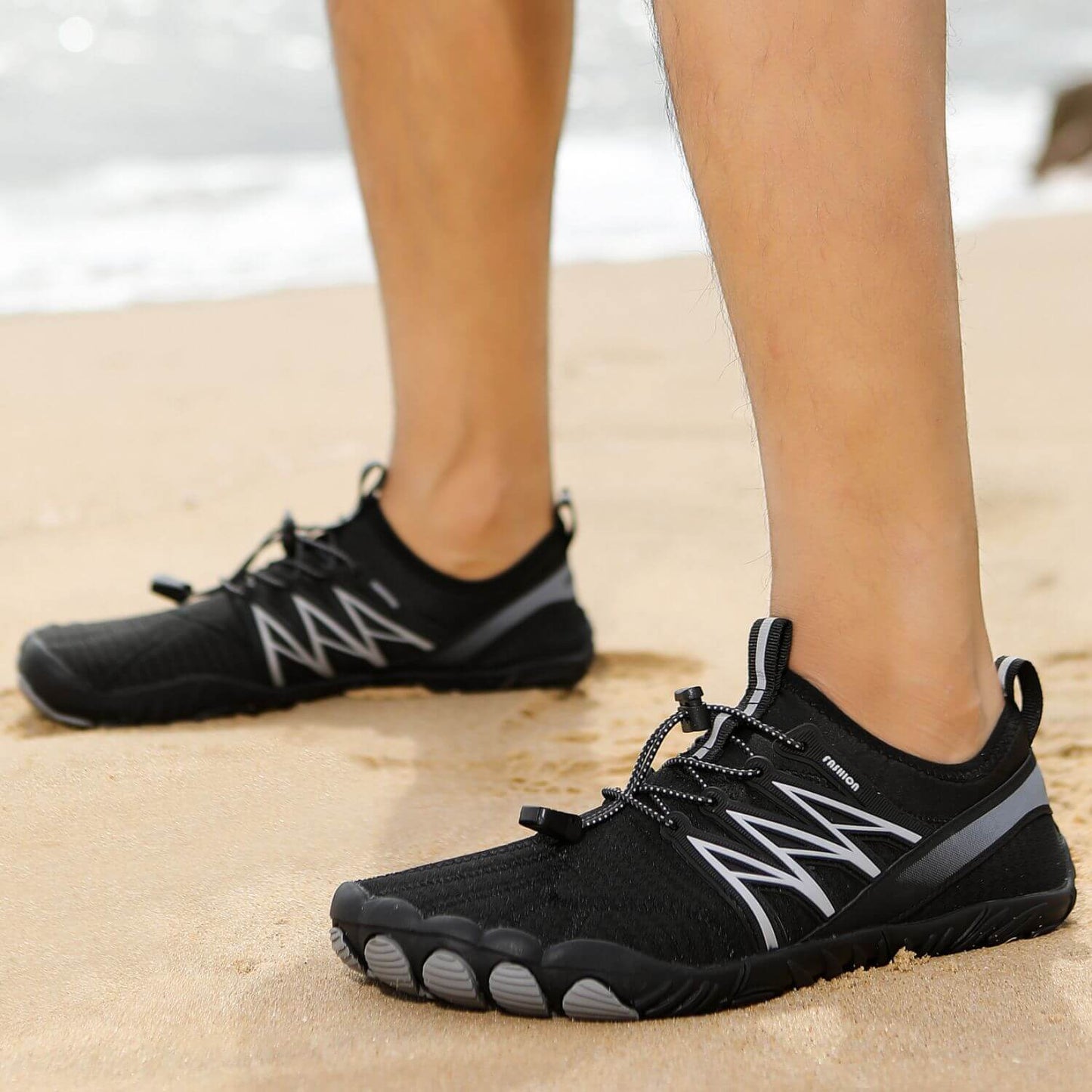 Kangoo River Pursuit Five Finger Outdoor Beach Water Barefoot Shoes (Unisex)