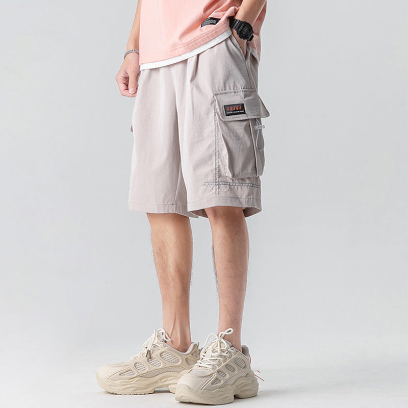 Casual Sport Daily Solid Color Men Shorts