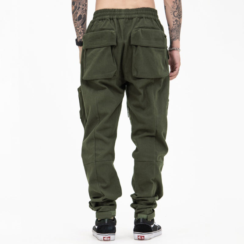New Trendy Brand High Street Multi-pocket Functional Tooling Casual Pants