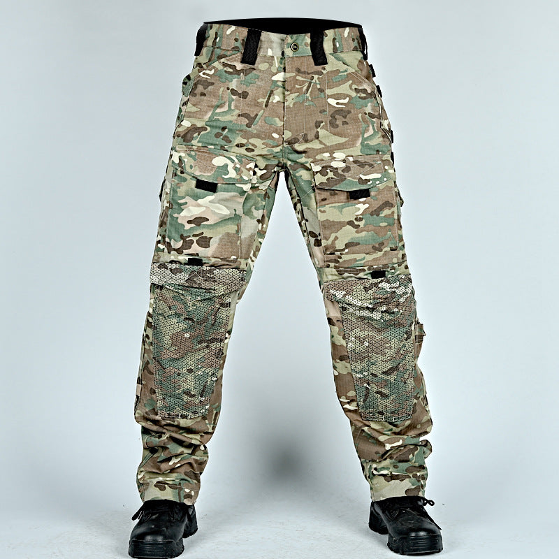 Kangoo Outdoor Split Joint Loose Men's Pants