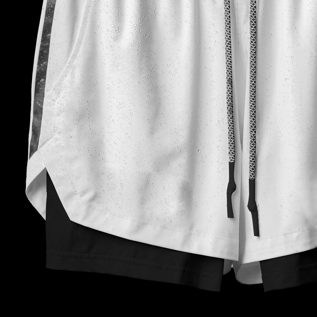 Outdoor Fitness Stretch Breathable Double Layer Men's Shorts