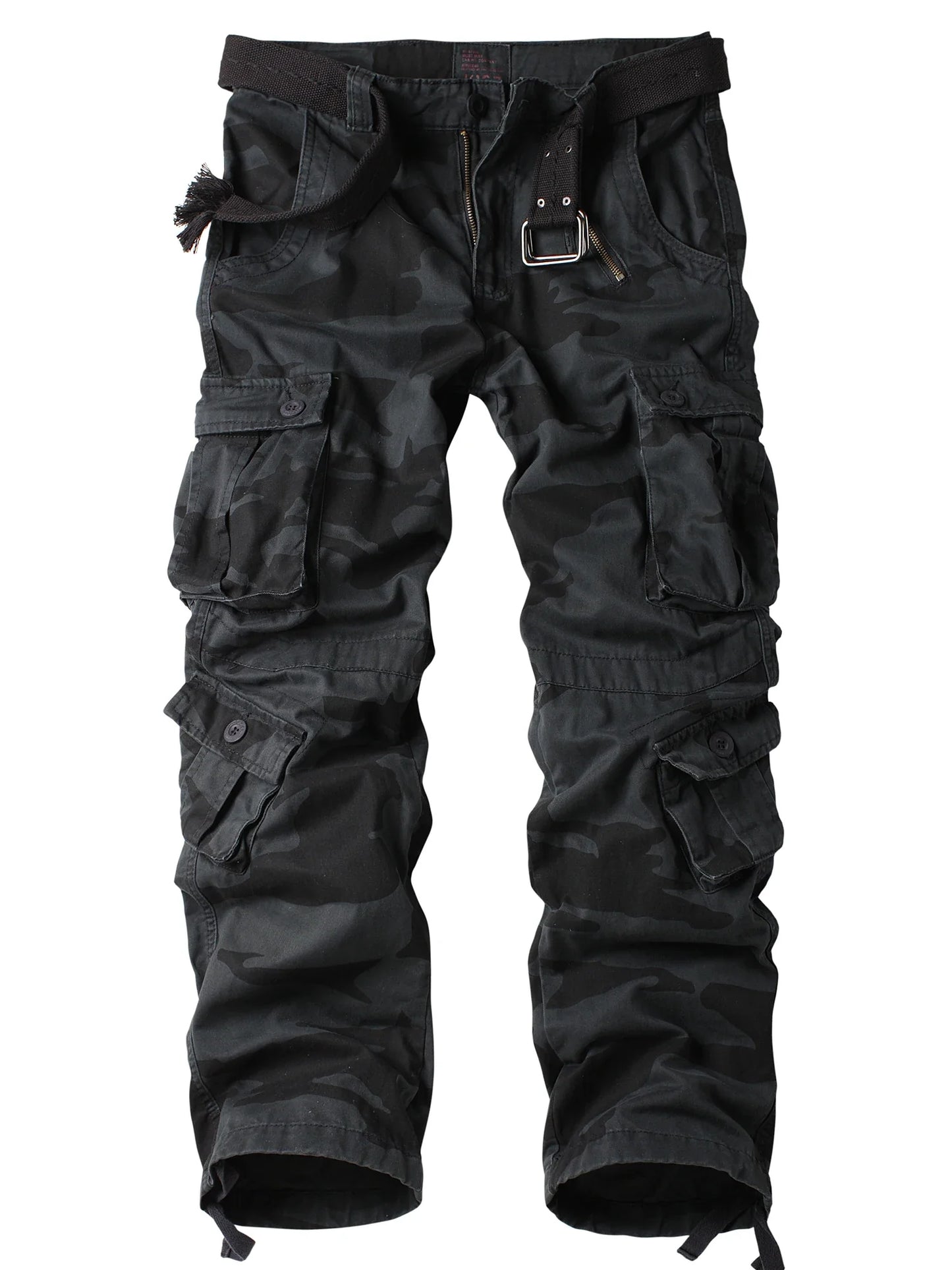 KangooSport Camo Cargo Tactical Pants, Multi-Pocket Outdoor Essentials