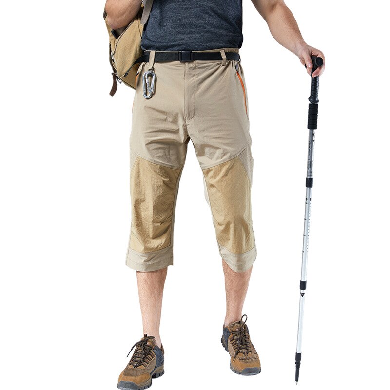 Outdoor Large Size Mountaineering Trekking Cropped Quick-drying Men Shorts