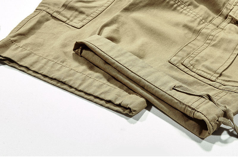 Summer Loose Casual Outdoor Multi-bag Tooling Cotton Men's Shorts