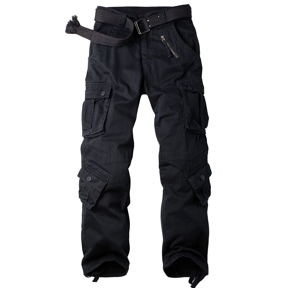 KangooSport Camo Cargo Tactical Pants, Multi-Pocket Outdoor Essentials