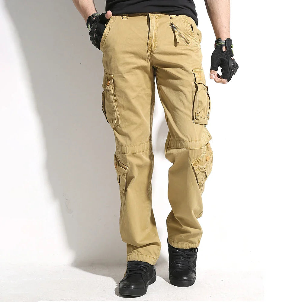 KangooSport Camo Cargo Tactical Pants, Multi-Pocket Outdoor Essentials