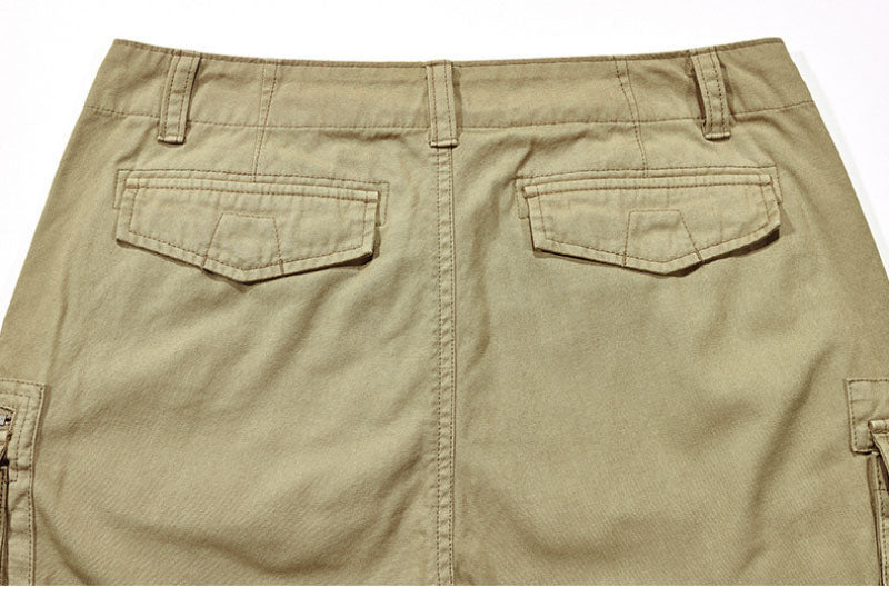 Summer Loose Casual Outdoor Multi-bag Tooling Cotton Men's Shorts
