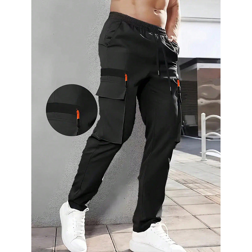 Men's Stretch Terry Work Pants – Casual Retro Fit | All-Season Daily Wear