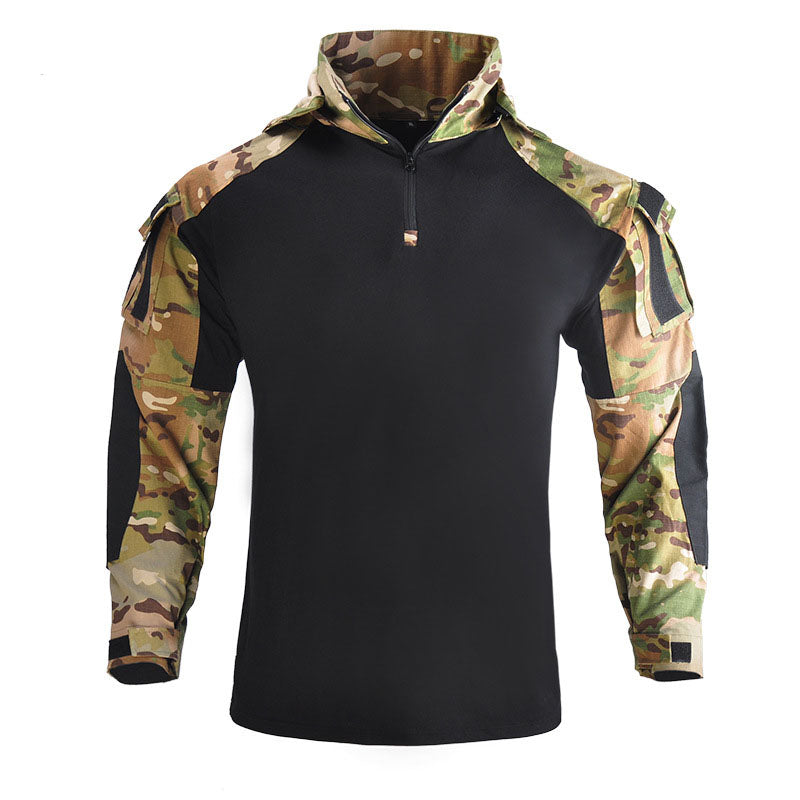 Kangoo Outdoor Cool Hooded Long Sleeve Men's T-shirt