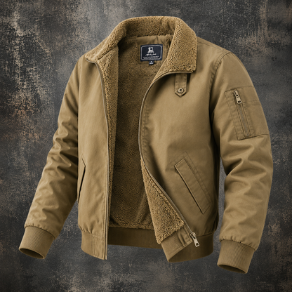 Kangoo Sherpa-Lined Bomber Jacket