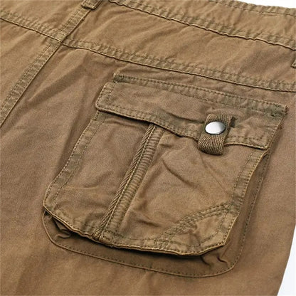 Men's Multi Pocket Plain Breathable Moisture Outdoor Daily Camping & Hiking Pants