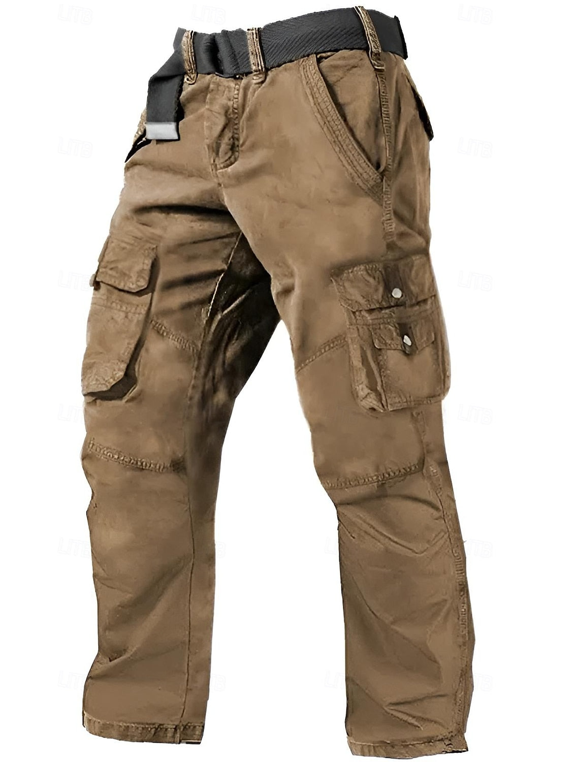 Men's Multi Pocket Plain Breathable Moisture Outdoor Daily Camping & Hiking Pants