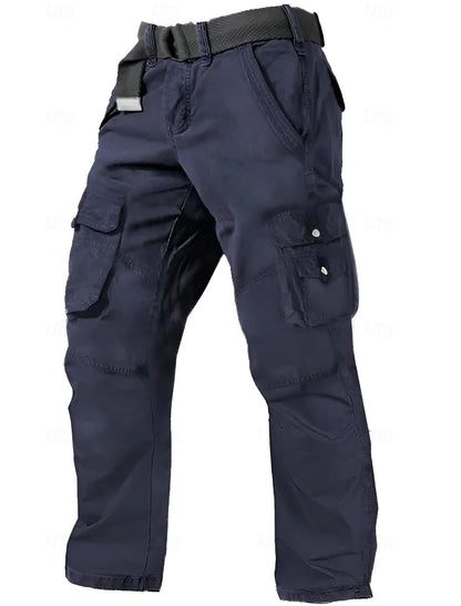 Men's Multi Pocket Plain Breathable Moisture Outdoor Daily Camping & Hiking Pants