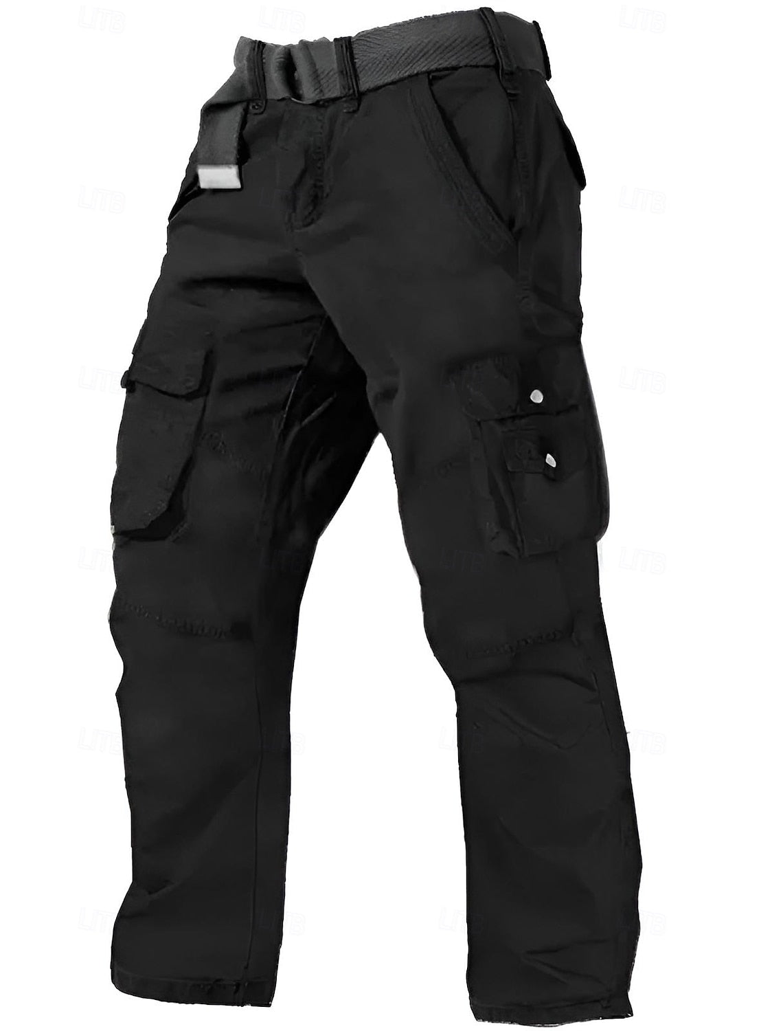 Men's Multi Pocket Plain Breathable Moisture Outdoor Daily Camping & Hiking Pants