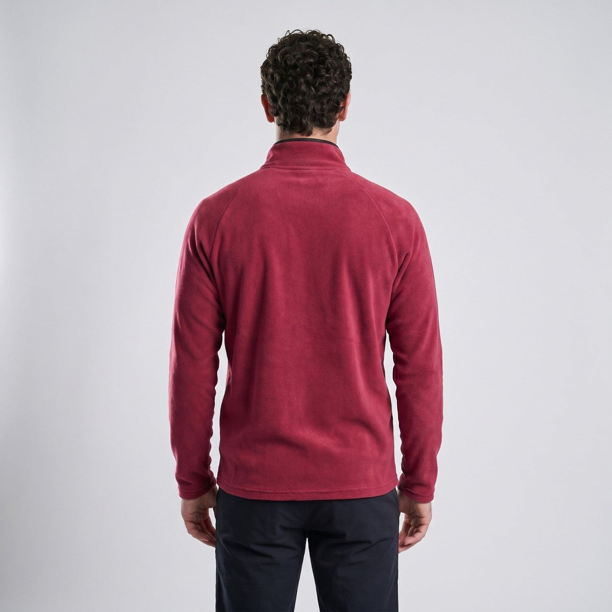 Men's Quarter-Zip Fleece Pullover – Lightweight Outdoor Fleece Sweater for Hiking & Camping