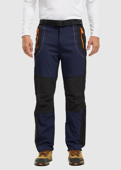 Men's Outdoor Snow Ski Water Resistant Fleece Lined Pants