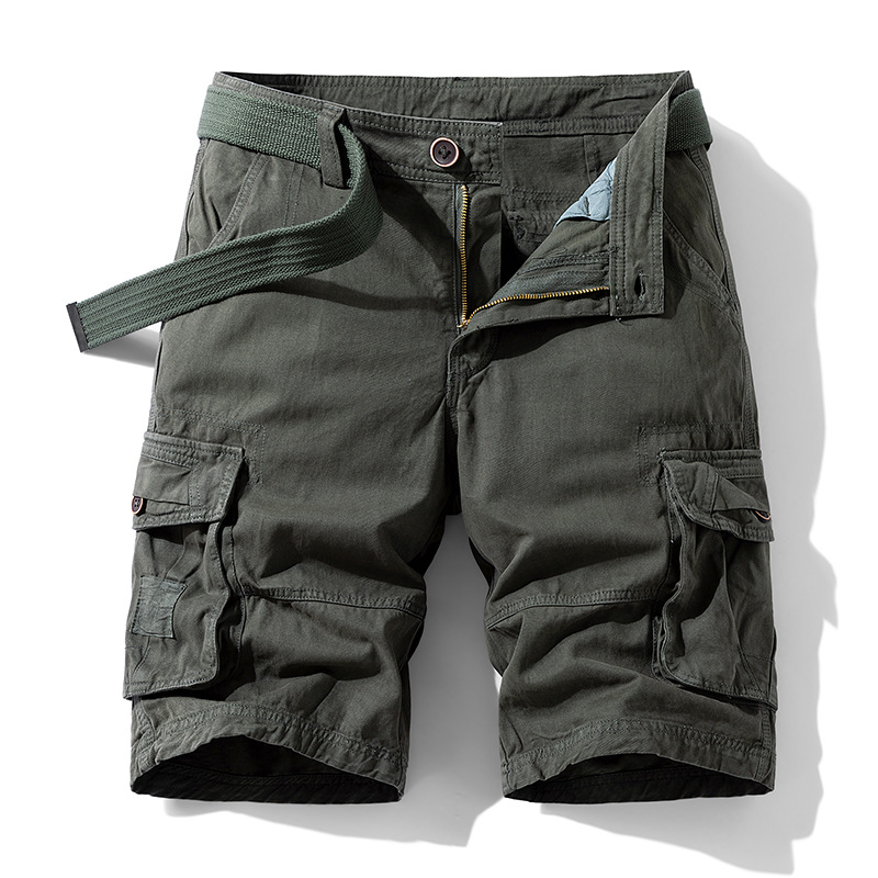 KangooSport Casual Cotton Camo Multi-pocket Men Shorts