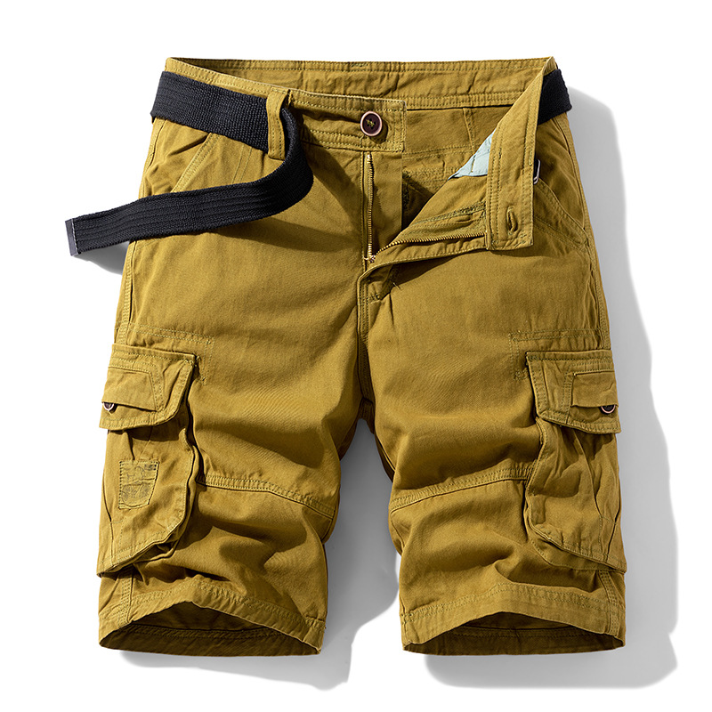 KangooSport Casual Cotton Camo Multi-pocket Men Shorts