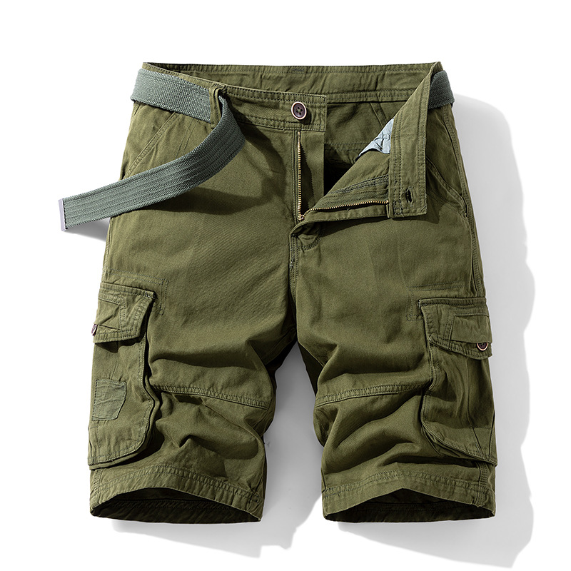 KangooSport Casual Cotton Camo Multi-pocket Men Shorts