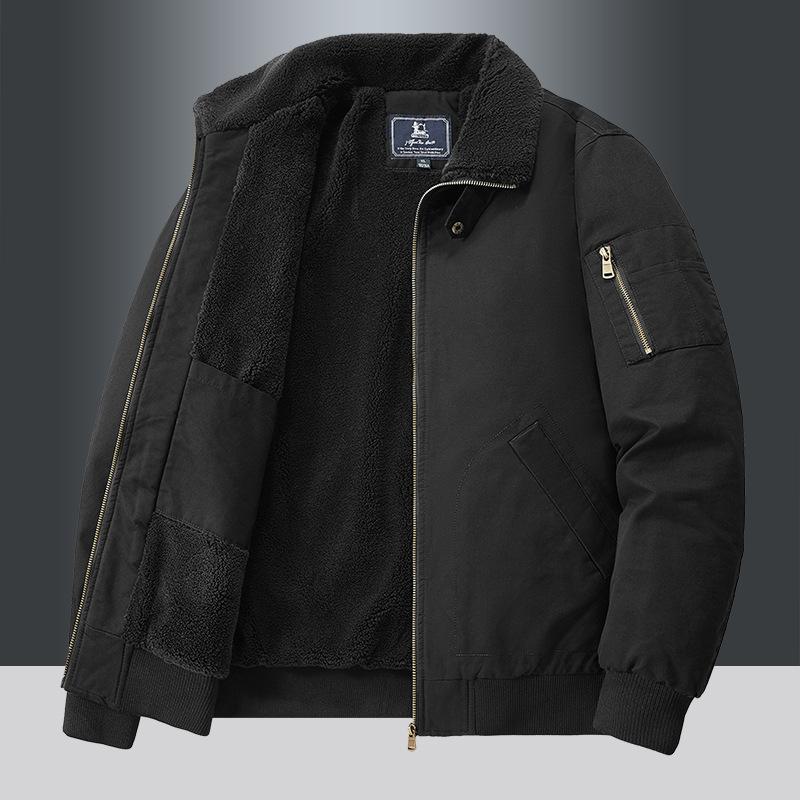 Kangoo Sherpa-Lined Bomber Jacket