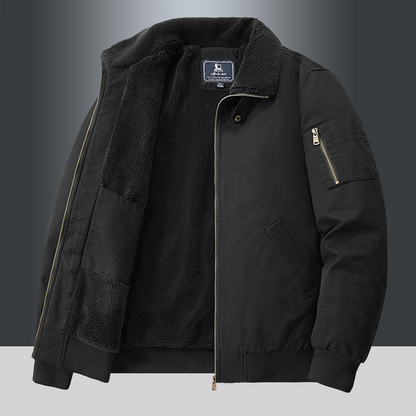 Kangoo Sherpa-Lined Bomber Jacket
