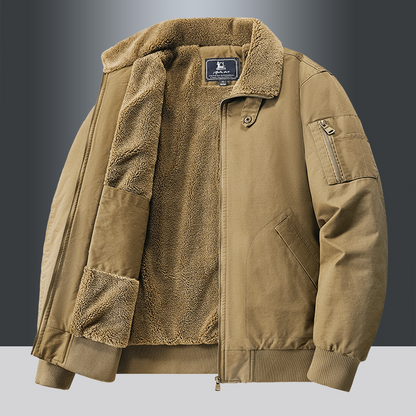 Kangoo Sherpa-Lined Bomber Jacket