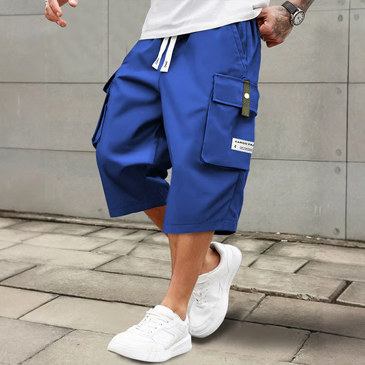 Men's Casual Drawstring Capri Cargo Pants-Buy 2 Get Free Shipping Today!