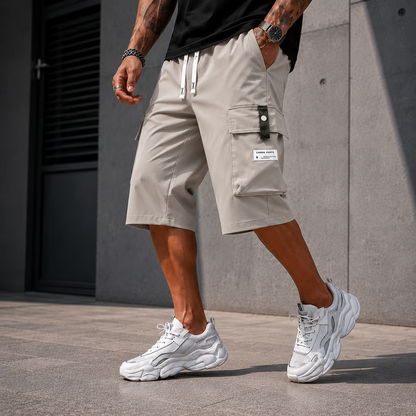 Men's Casual Drawstring Capri Cargo Pants-Buy 2 Get Free Shipping Today!
