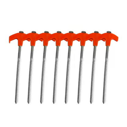 Kangoo 8" Screw in Tent Stakes