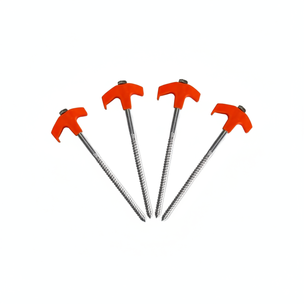 Kangoo 8" Screw in Tent Stakes