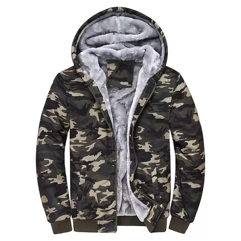 Men’s Ultra-Warm Fleece-Lined Hooded Jacket
