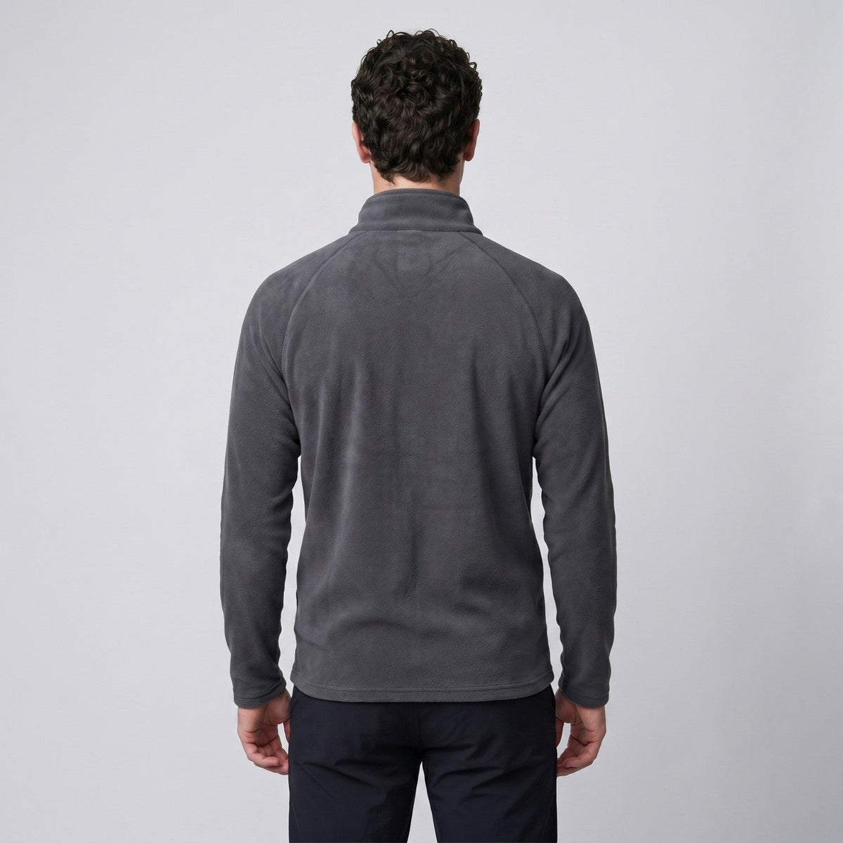 Men's Quarter-Zip Fleece Pullover – Lightweight Outdoor Fleece Sweater for Hiking & Camping