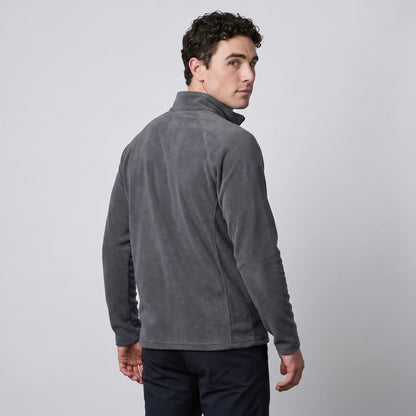 Men's Quarter-Zip Fleece Pullover – Lightweight Outdoor Fleece Sweater for Hiking & Camping