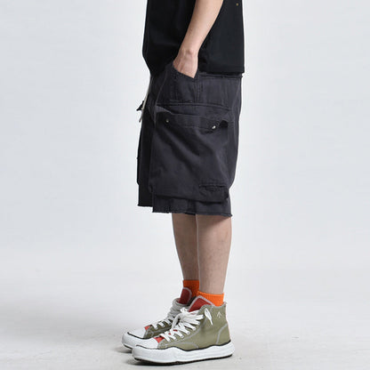 Men's Cotton Elastic Waist Fashion Shorts