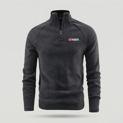 Men's Quarter-Zip Fleece Pullover – Lightweight Outdoor Fleece Sweater for Hiking & Camping