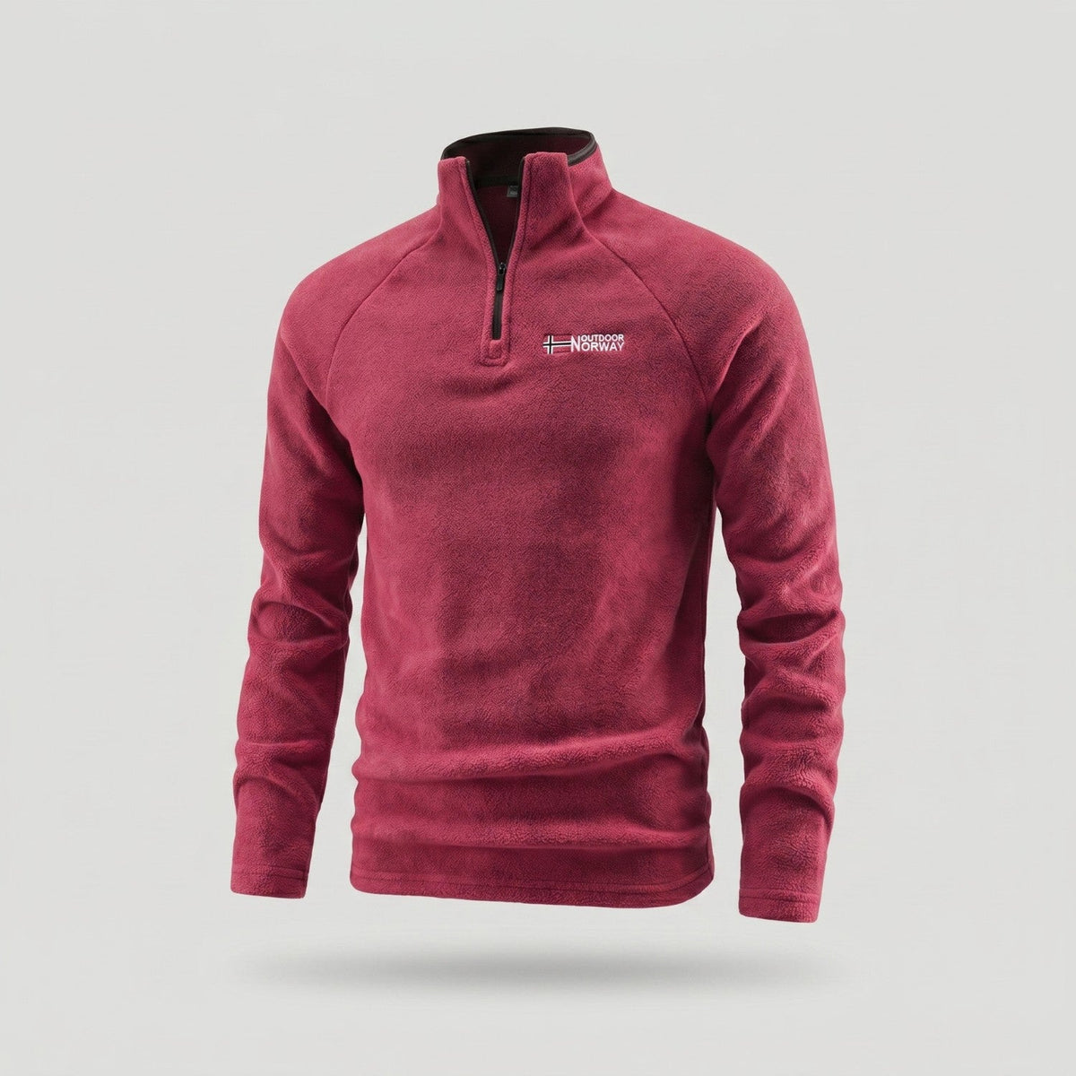 Men's Quarter-Zip Fleece Pullover – Lightweight Outdoor Fleece Sweater for Hiking & Camping