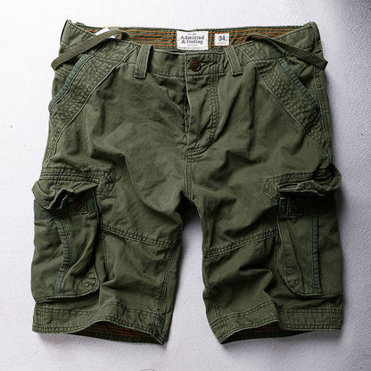 Casual Camo Large Pocket Men's Shorts