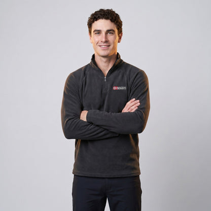 Men's Quarter-Zip Fleece Pullover – Lightweight Outdoor Fleece Sweater for Hiking & Camping