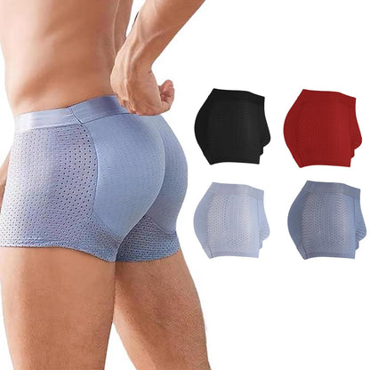 Men's Cooling Breathable Boxer Briefs with Lift Support & Contour Pouch