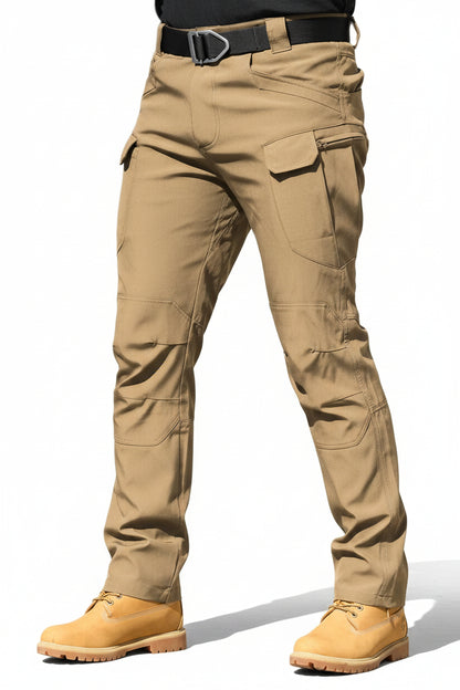 KKANGOO Men’s Water-Resistant Utility Cargo Trousers – Multi-Pocket Tactical Workwear Pants