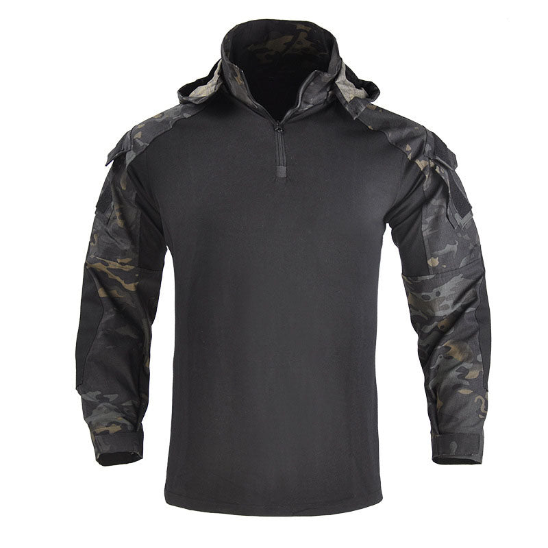 Kangoo Outdoor Cool Hooded Long Sleeve Men's T-shirt