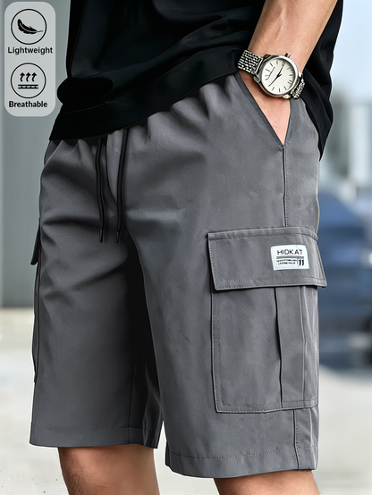 Men's  Drawstring Cargo Shorts