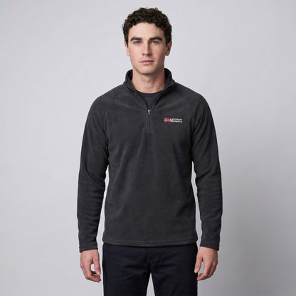 Men's Quarter-Zip Fleece Pullover – Lightweight Outdoor Fleece Sweater for Hiking & Camping