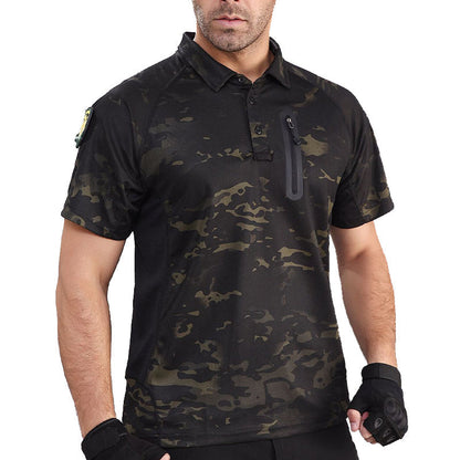 Men's Short Sleeve Quick Dry Battle Top