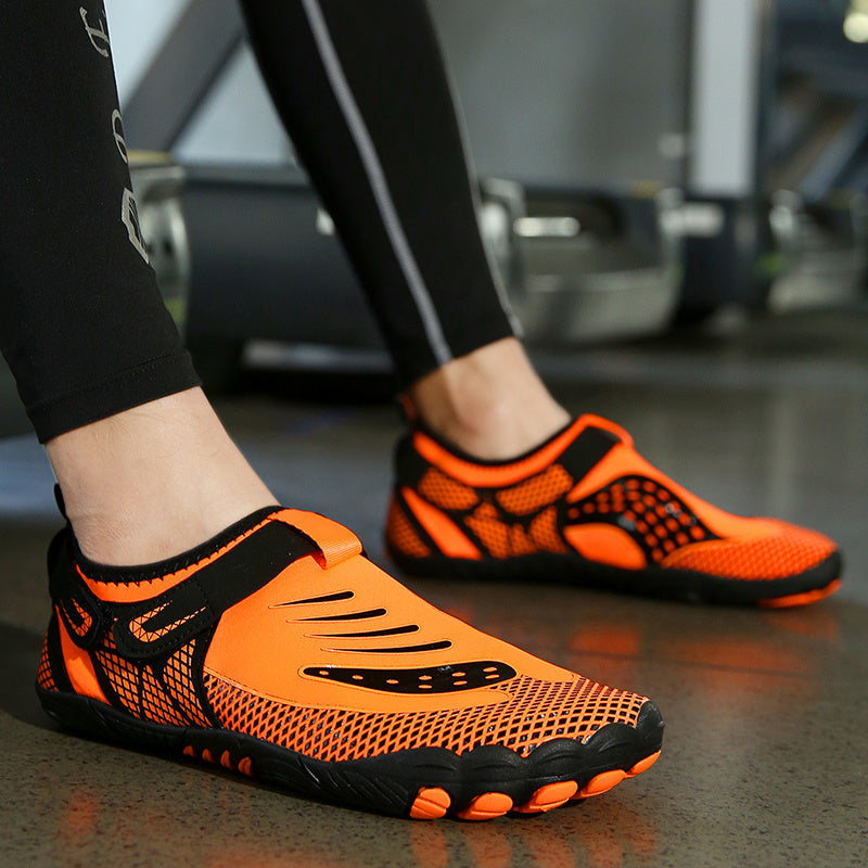 Fitness Sports Training Shoes Non-Slip Lightweight Breathable Barefoot Hiking Shoes Footwear (Unisex)